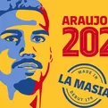 Barcelona anunció que renovó contrato con Ronald Araujo hasta 2026