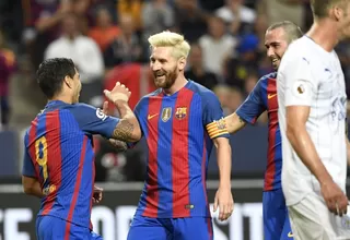 Barcelona venció 4-2 al Leicester por la International Champions Cup