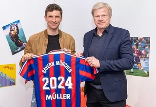 Bayern Munich renovó contrato con Thomas Müller hasta 2024