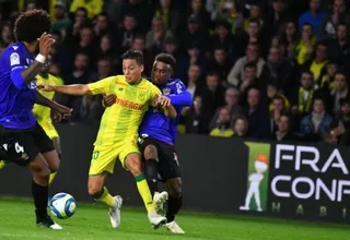 Con Benavente, Nantes derrotó 1-0 al Niza por la Ligue 1 y le pisa los talones al PSG