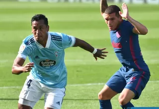 Con Renato Tapia de titular, Celta de Vigo cayó 2-0 ante Atlético por LaLiga