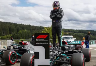 Lewis Hamilton le dedicó a Chadwick Boseman la 'pole' en el GP de Bélgica