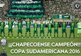 Conmebol proclamó campeón de la Copa Sudamericana 2016 al Chapecoense