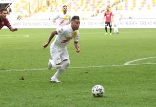 Christian Cueva dio una asistencia en el triunfo 2-1 del Malatyaspor