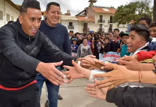 Christian Cueva se refirió a amistosos de la Selección Peruana desde Huamachuco