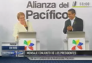 Humala deseó a Chile que haya un "campeón de la Alianza del Pacífico"