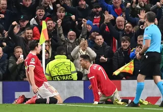 Cristiano Ronaldo le dio el triunfo 3-2 al Manchester United ante Atalanta