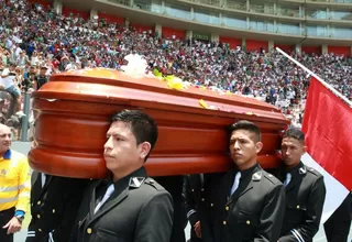 Daniel Peredo: los hinchas le dieron el último adiós en el Estadio Nacional