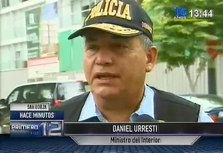 Daniel Urresti: No voy a sacar a policías de la comisaría para cuidar estadios