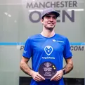 Diego Elías derrotó 3-0 al galés Makin y conquistó el Manchester Open de squash