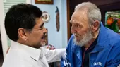 Diego Maradona lloró al enterarse de la muerte de Fidel Castro - Noticias de Fidel Pintado