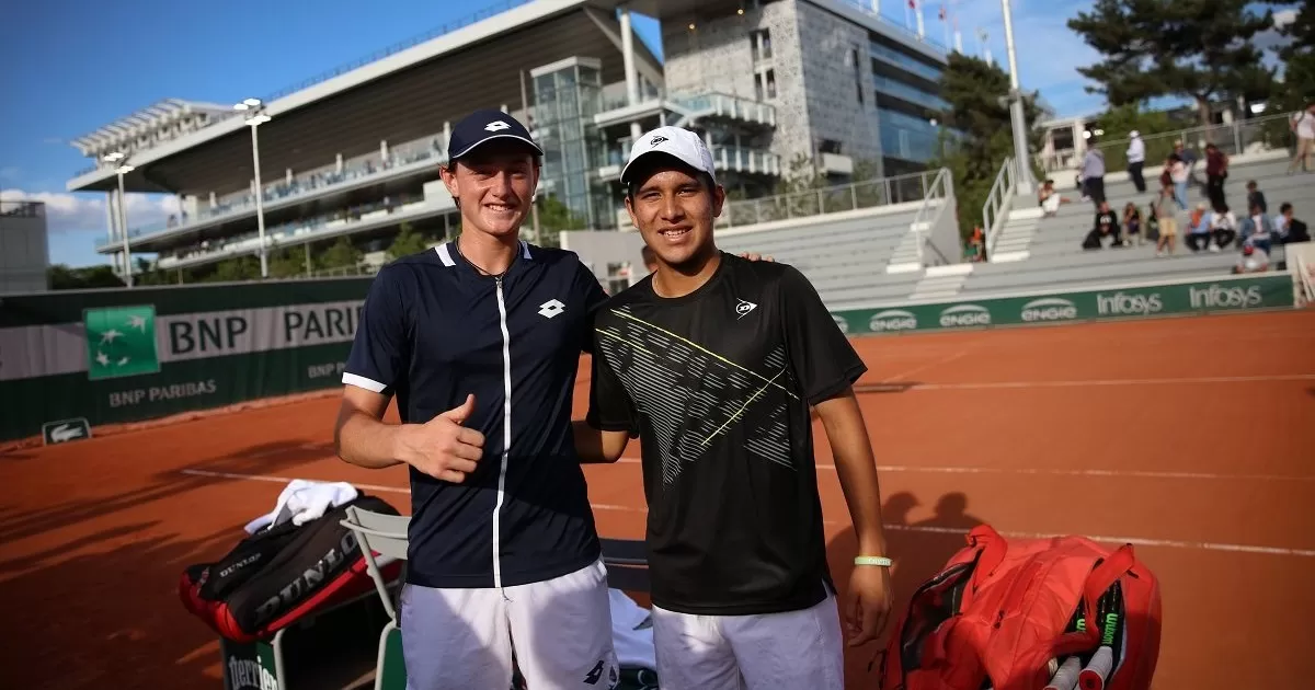 Peruanos Ignacio Buse y Gonzalo Bueno jugarán la final del Roland Garros Junior
