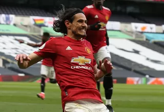 Con golazo de Cavani, Manchester United derrotó 3-1 al Tottenham por la Premier League