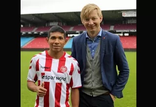 Edison Flores firmó por cuatro temporadas por el Aalborg Bk de Dinamarca 