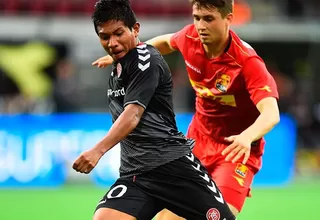 Edison Flores marcó su primer gol en la temporada con el Aalborg