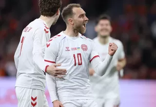 Christian Eriksen anotó en su regreso a la selección de Dinamarca