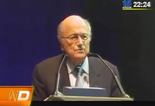 Joseph Blatter opinó sobre los insultos racistas a Luis Tejada