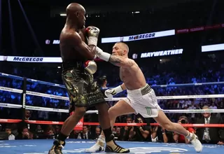 Floyd Mayweather derrotó a Conor McGregor con KO técnico en el round 10