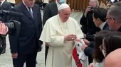 Gianluca Lapadula le regaló una camiseta de la selección peruana al papa Francisco - Noticias de francisco-bolognesi