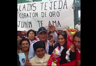 Gladys Tejeda regresó a Lima tras lograr el oro en Toronto 2015