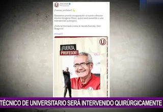 Gregorio Pérez será intervenido quirúrgicamente, anunció Jean Ferrari