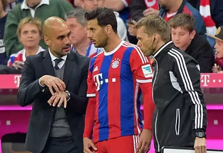 Guardiola elogió a Claudio Pizarro y lo comparó con Karim Benzema