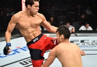 Humberto Bandenay debutó en UFC con tremendo rodillazo a mexicano Bravo