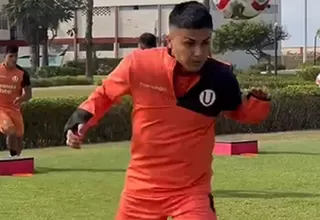 Jairo Concha entrenó por primera vez con Universitario