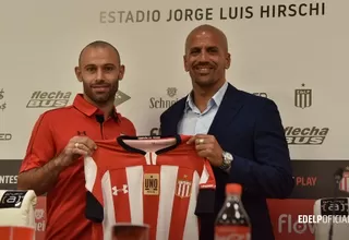 Javier Mascherano fue presentado como refuerzo de Estudiantes de La Plata