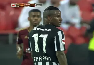 Jefferson Farfán fue titular en triunfo 3-2 de Al Jazira sobre Al Wahda