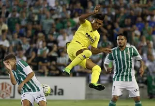 Juan Manuel Vargas debutó en la Liga en el 1-1 entre Betis y Villarreal