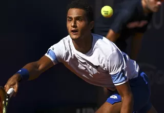 Juan Pablo Varillas perdió ante Andrey Rublev en Banja Luka