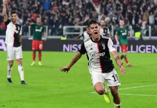 Dybala marcó doblete y dio triunfo 2-1 a la Juventus sobre Lokomotiv en Champions League