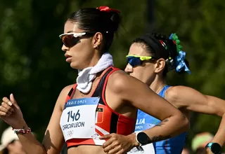 ¡No se pudo! Kimberly García terminó en el puesto 16 en la marcha atlética de París 2024