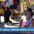 Kimberly García se convirtió en campeona mundial de atletismo