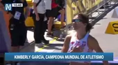 Kimberly García se convirtió en campeona mundial de atletismo - Noticias de terremoto
