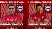Cienciano anunció a Kevin Sandoval y Hansell Riojas como refuerzos para el 2021 - Noticias de rioja