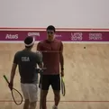 Lima 2019: Diego Elías avanzó a las semifinales de squash tras vencer a Todd Harrity
