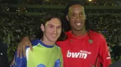 Ronaldinho desea a Lionel Messi "muchos momentos de alegría" en el PSG - Noticias de ronaldinho