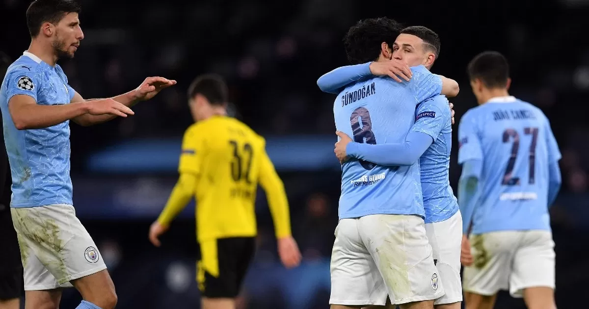 Manchester City venció 2-1 al Borussia Dortmund en la ida ...