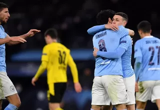 Manchester City venció 2-1 al Borussia Dortmund en la ida de cuartos de Champions League