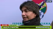 Marcelo Martins: Estamos analizando los videos de Perú para ver cómo podemos hacerles daño - Noticias de armada-boliviana