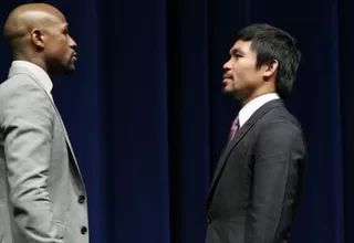 Presentaron oficialmente 'La pelea del siglo': Mayweather vs. Pacquiao