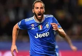 Juventus ganó 2-0 a Mónaco con doblete de Higuaín y está a un paso de final