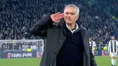 Mourinho y su provocativo gesto tras el triunfo del Manchester United a la Juventus - Noticias de jose-mourinho