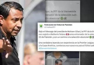 Nolberto Solano será DT de la selección de Pakistán