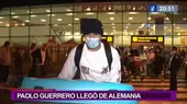 Paolo Guerrero llegó a Lima tras recibir tratamiento en su rodilla en Alemania - Noticias de tratamiento