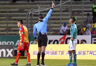 Pedro Aquino fue expulsado la victoria de León sobre Monarcas Morelia