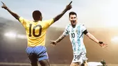  Pelé felicitó a Messi por superar su récord como máximo goleador sudamericano  - Noticias de pele