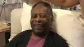 Pelé reaparece sonriente durante una sesión de fisioterapia en el hospital - Noticias de pele
